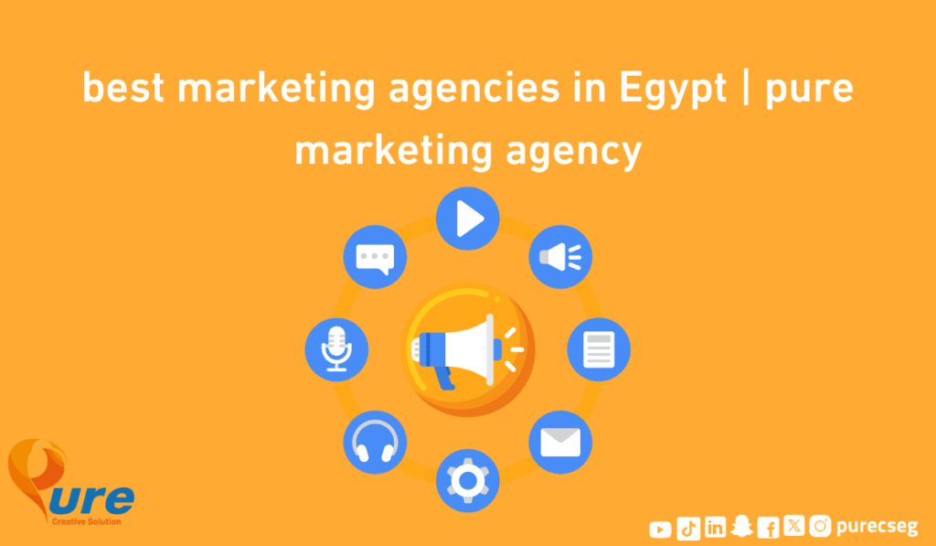 best marketing agencies in Egypt pure marketing agency